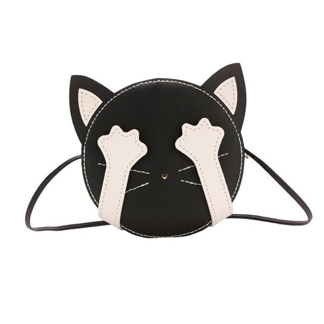 DIY Shoulder Bag Making Kit Hand Woven Bag Pre Cut Leather Sewing Leathercrafts Cat Shaped Full Tools For Beginners