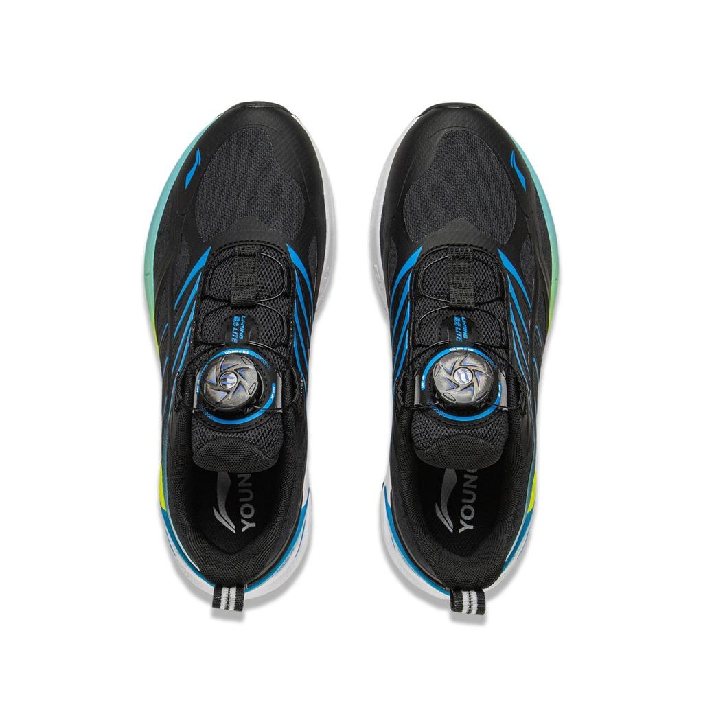 Li Ning Детские беговые легкие мягкие эластичные удобные амортизирующие износостойкие кроссовки с низким верхом для бега Детские кроссовки YKFV018-3