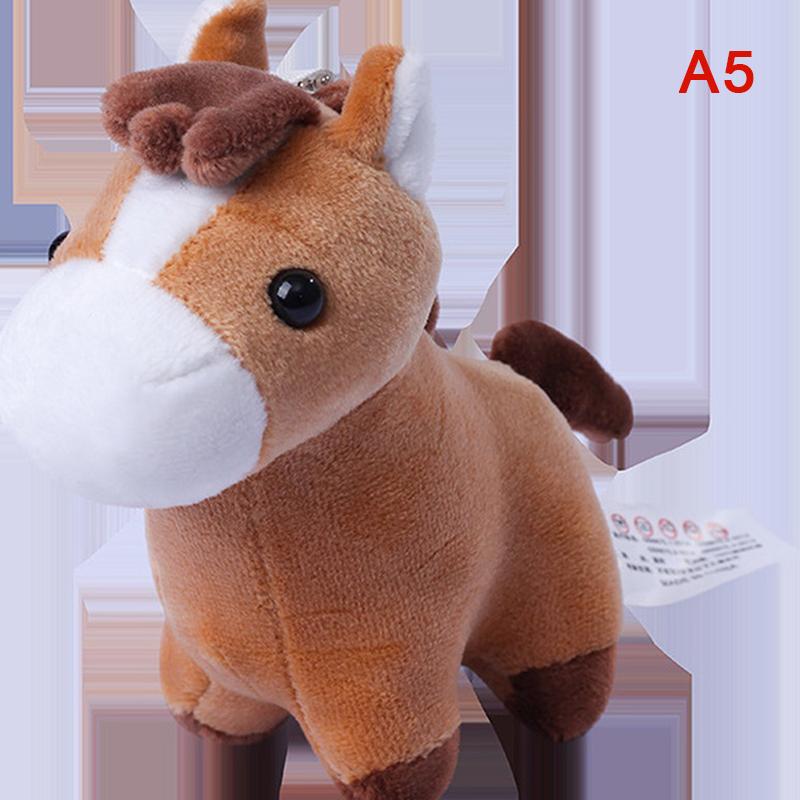 1шт мультфильм животных коричневая лошадь Альпака осел жираф Зебра мягкая мягкая кукла