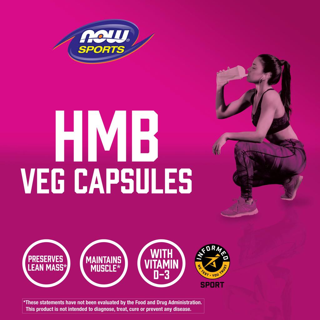 NOW Foods, HMB, Sports Recovery, 500 mg, 120 Vegetarian Capsules