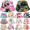 Unisex Men Women Boonie Hunting Fishing Outdoor Cap Floral Bucket Sun Hat