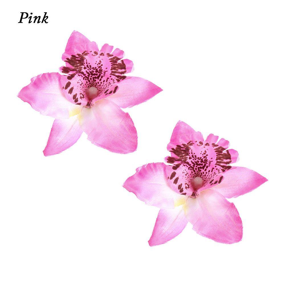 Аксессуары для волос Заколка для девочек Пляжные заколки для волос с цветком Свадебные шпильки Свадебные аксессуары Орхидея