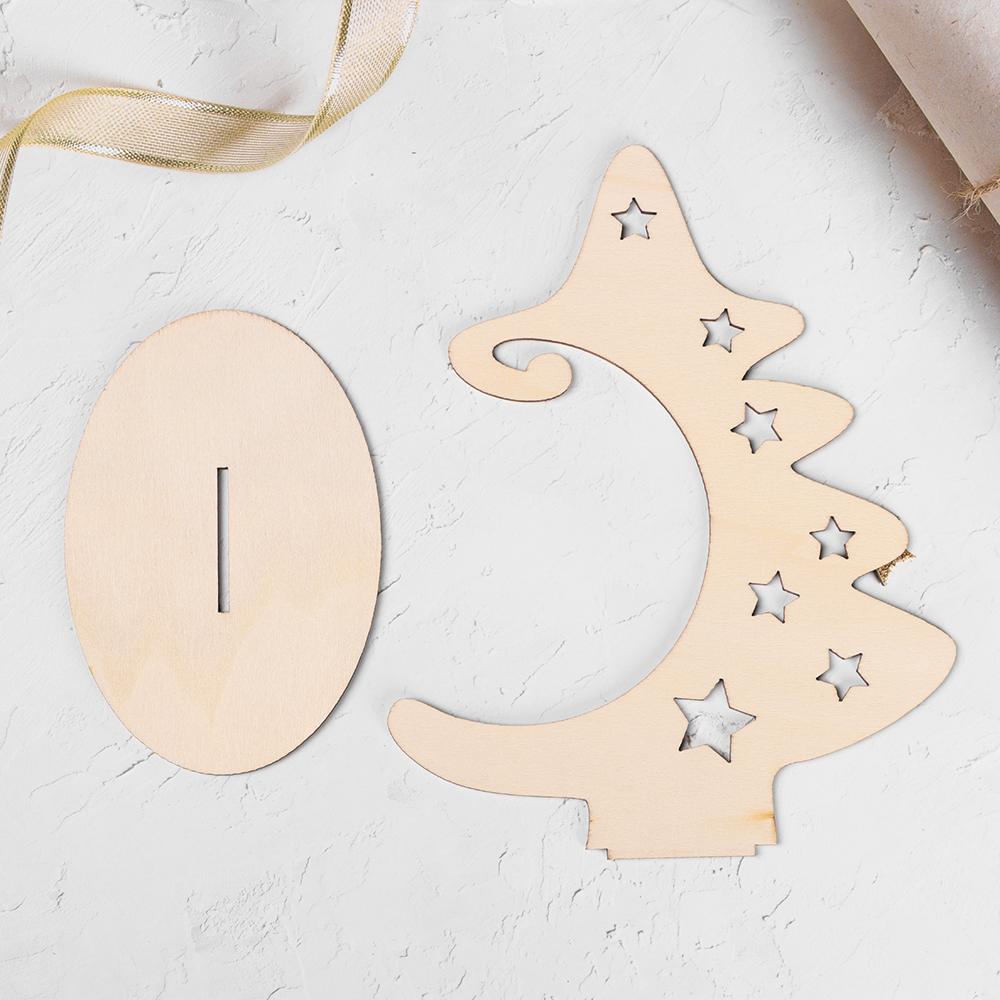 1 шт. Новые деревянные срезы, поделки на рождественскую елку с креативными деревянными звездами для рождественских украшений для домашней вечеринки