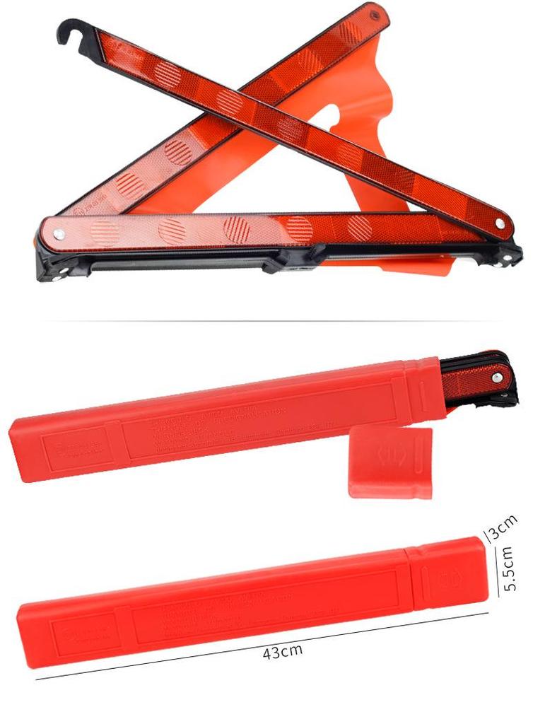 Компактный автомобильный светоотражающий треугольник Аварийный знак