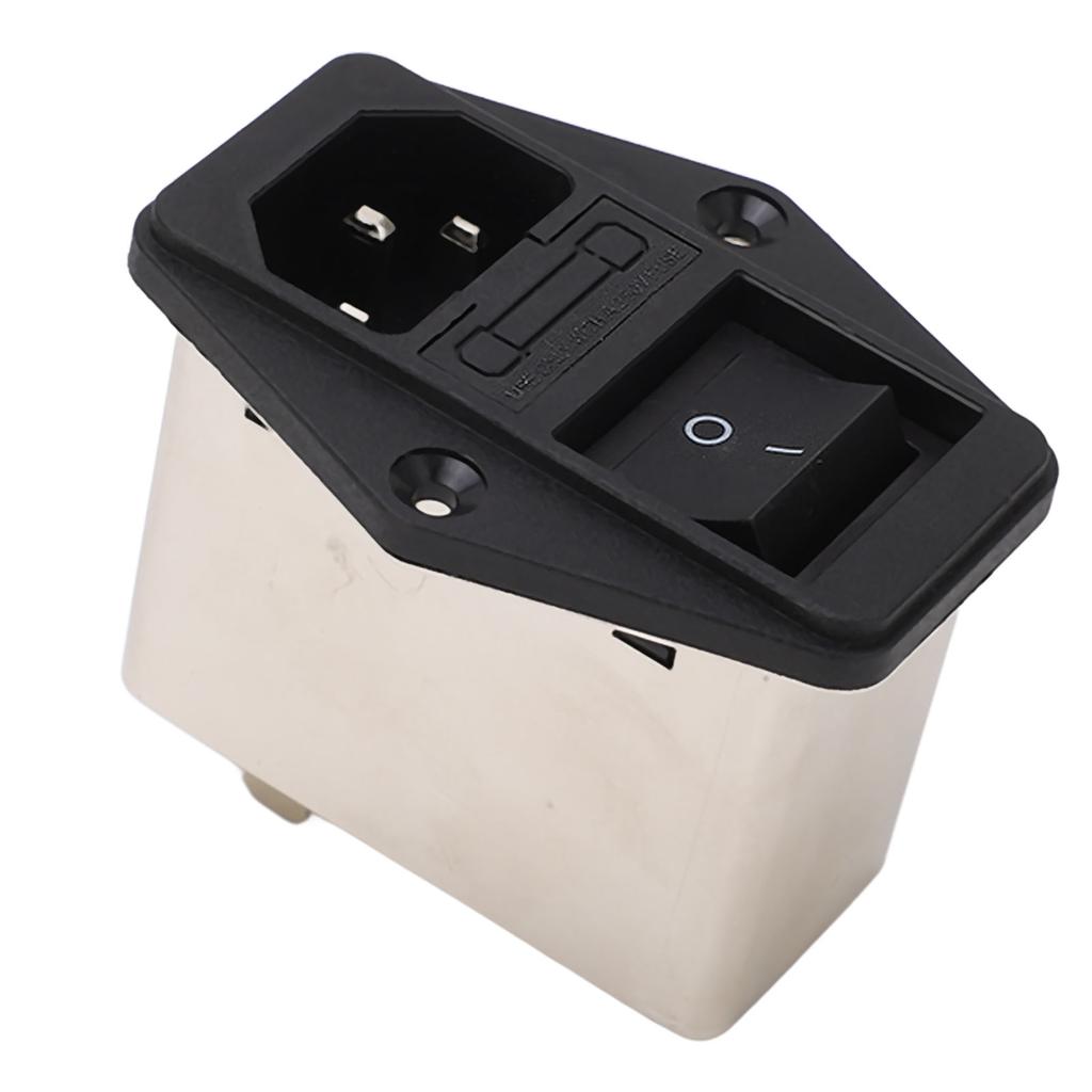 Фильтр питания EMI однофазный IEC розетка панель сетевой фильтр подавитель шума для медицины