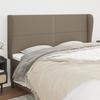 VidaXL Headboard with Ears Taupe 183x23x118-128 Cm Fabric3117834