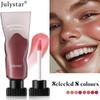 JULYSTAR Mirror Lipstick Lip Glaze Makeup Waterproof Non Stick Cup Tint Lasting Moisturizing Resistant Silky Lip Gloss
