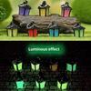 Miniature Garden Decorative Stakes Glow-in-the-Dark Fairy Garden Stakes Bonsai Decorations  Party