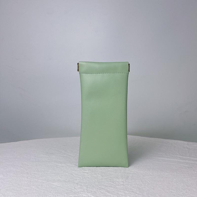 Сумка для хранения мелочи с узором личи: Большая косметичка, Чехол для очков, Внутренняя сумочка-клатч, Набор для помады и монет.