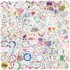 105Pcs/Set Watercolor Bible Phrase Series 02 Stickers Waterproof DIY Fashion Decals Stickers