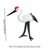 Crane Statue Stork Figurine Crafts Table Centerpiece Bird Figurines Crane Figurine Standing Crane Sculpture for Living Room