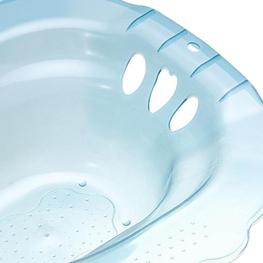 Сидячая ванна для сиденья унитаза, биде успокаивает и очищает широкую глубокую чашу с защитой от перелива бедра