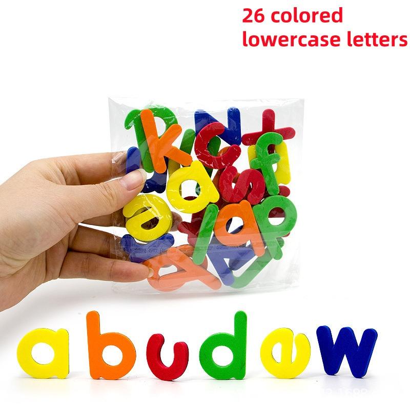 Сделай сам Алфавитно-цифровой магнит на холодильник ABC Обучающая игрушка для дошкольников Чехол для холодильника Доска для мела Наклеивание