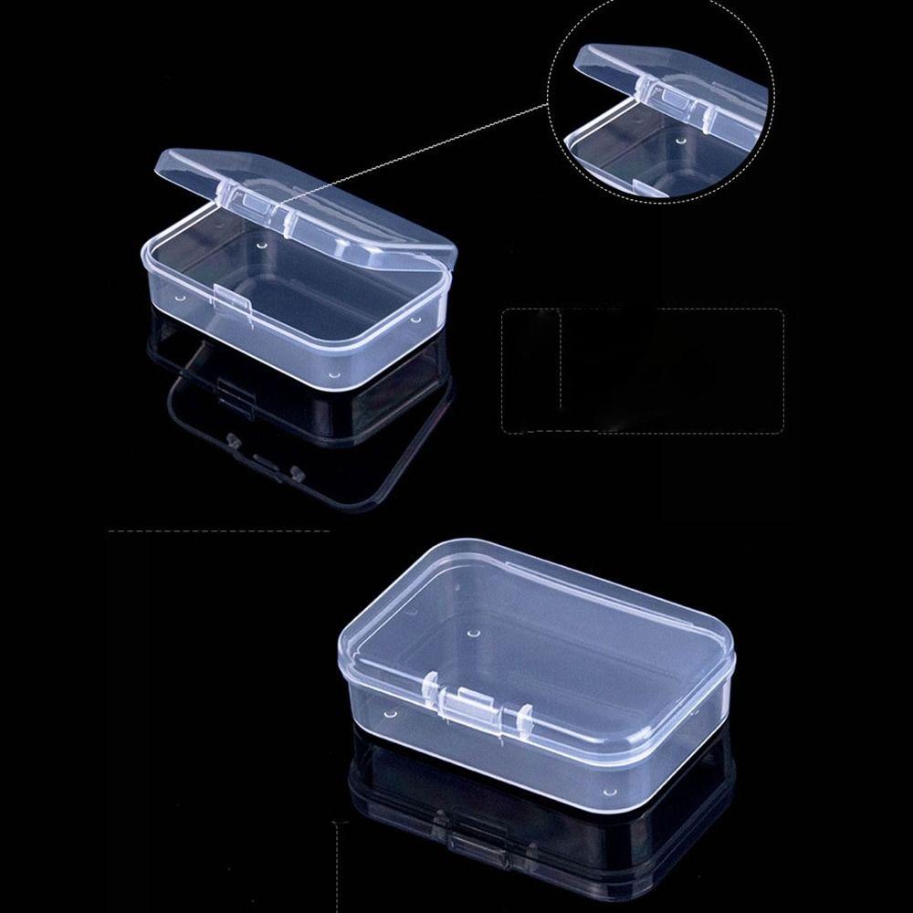 Квадратный контейнер для ювелирных бусин, прозрачные упаковочные коробки, коробка для горячего хранения, держатель электроинструментов