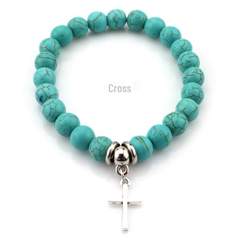 Turquoise Beaded Bohemian Bracelets: European & American Fashion