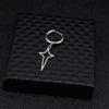 Male Fashion Jewelry Cross Star Dangle Earring Korean Style Ear Cuff Men Hoop Earring Clip Earring