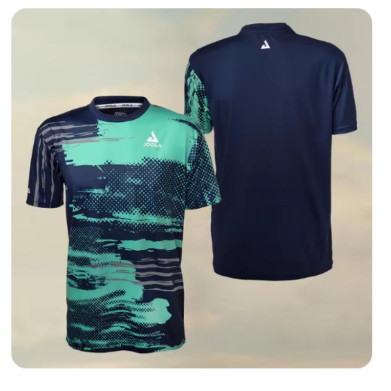 2024 Мужская Мода Футболка для Настольного Тенниса Быстросохнущая Летняя Фитнес Спорт Дышащая с Коротким Рукавом Ультратонкая Теннисная Одежда