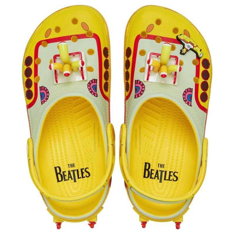 Crocs Классические клоги Удобные и стильные дырчатые туфли унисекс желтые