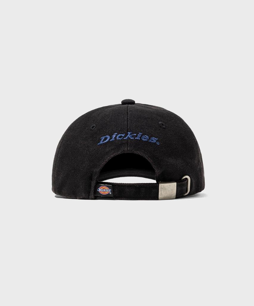 DICKIES Big Logo Washed Ball Cap Black