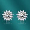 BELLA BOX Luxury Women Drop Earring Sun Flower Earrings Wedding Engagement Party Gift