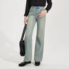 Tatou Women's High-Waist Washed Denim Jeans