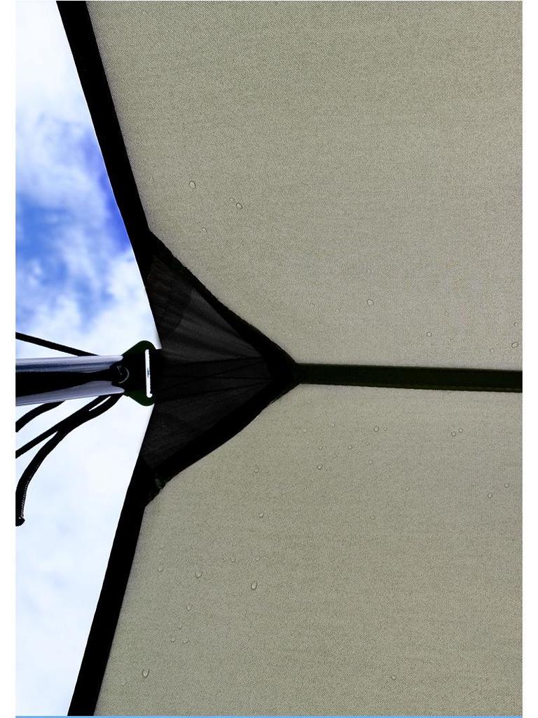 Портативная уличная тентовая палатка - Защита от солнца и дождя, Пергола с серебристым покрытием для кемпинга и использования в парке.