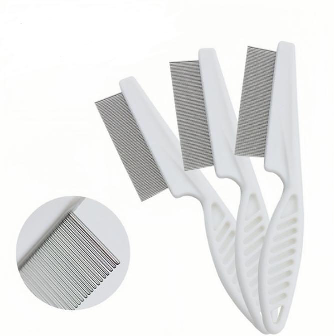 Pet Cleaning & Bathing Hair Teeth Face Eye Needle Flea Comb for Cats and Dogs for Grooming