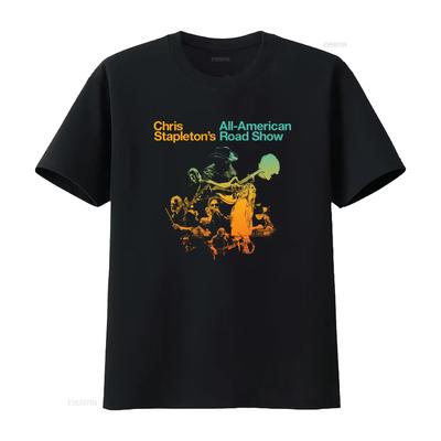 Chris Stapleton All American Road Show Band Music Concert T Shirt Full Size S 5XL Slightly Top
