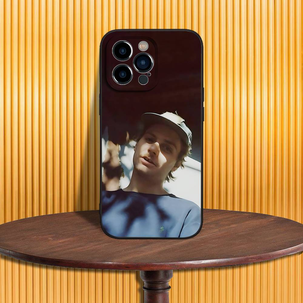 Mac D-DeMarco Singer Phone Case For iPhone 17,16,15,14,13,12,11,Pro,Max,Plus,X,XS,SE4,E,Mini,Soft Black Case