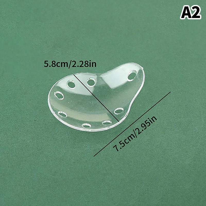 1 шт. прозрачный пластиковый щиток для ухода за глазами, пористый офтальмологический овальный щиток для глаз