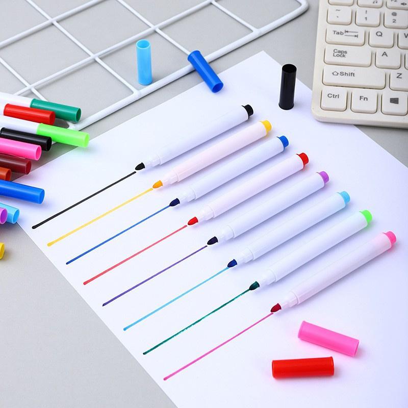 Colorful Whiteboard Markers, Water-based Erasable Drawing Pens for Kids, Eco-friendly Multi-color Art Pens for Students