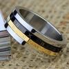 Roman Numeral Rotatable Titanium Steel Ring – Non-Fading Unisex Fashion Jewelry