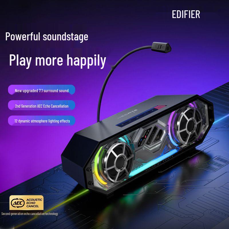HECATE Edifier G2500BAR Настольная игровая Bluetooth-колонка со встроенным микрофоном