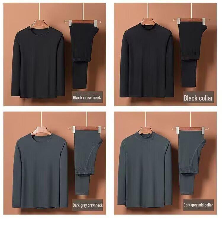 Мужской самонагревающийся комплект нижнего слоя на осень/зиму: Дышащая рубашка и леггинсы, защищающие от холода, для людей среднего возраста и молодежи