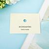 50шт милые аксессуары для волос картонные этикетки для карточек с плоским ртом сумка для карточек
