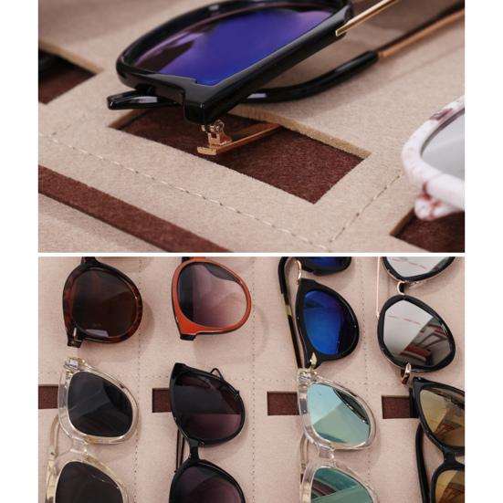 Сумка для очков с несколькими отделениями, принадлежности для спальни, износостойкий, 15 сеток, органайзер для очков, настенная подвесная сумка для хранения, практичная