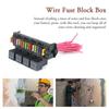 72V Car Fuse Box 15-way Wire Fuse Block Box Multi-circuit Control Box Car Wire Fuse Holder with