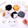 Women's Cat Animal Coin Purse Soft Plush Zipper Coin Holder Pouch Children Girl Coin Key Money Card USB Cable Headset Bag Wallet