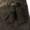 Excellent SPIGOLA loafers U tip Dark brown Suede leather mens 8 Used