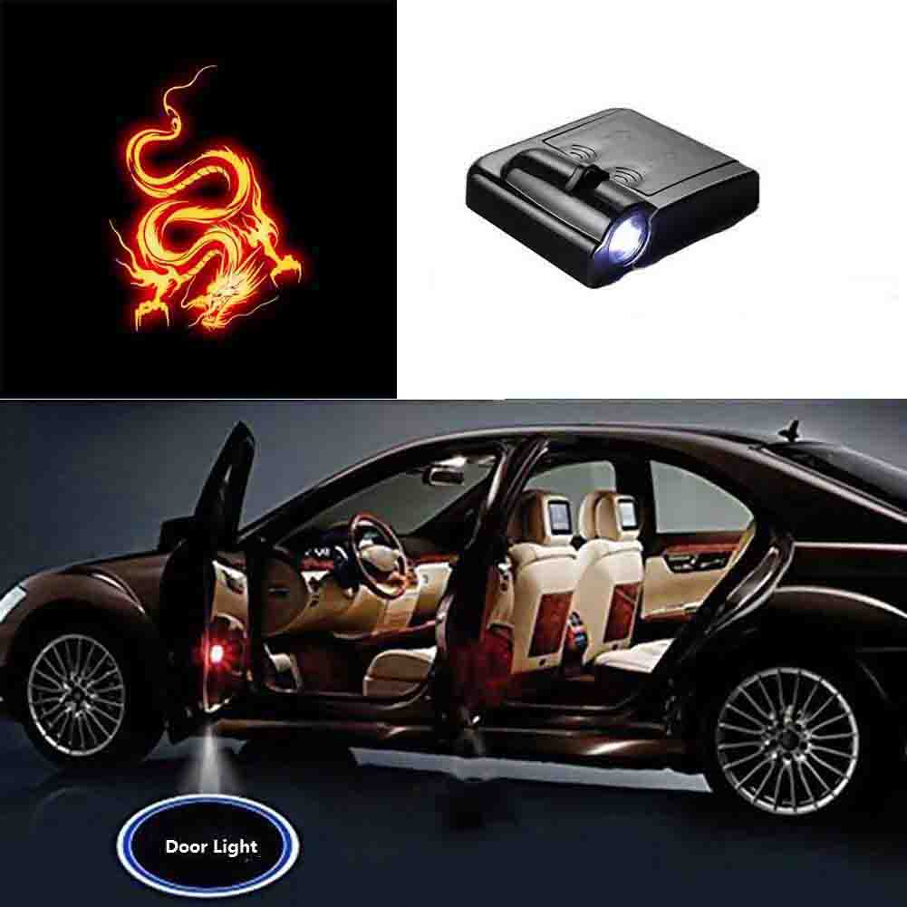 Автомобильный светодиодный теневой проектор. Приветственные огни. Приветственные огни. Лазерный проектор на двери автомобиля.