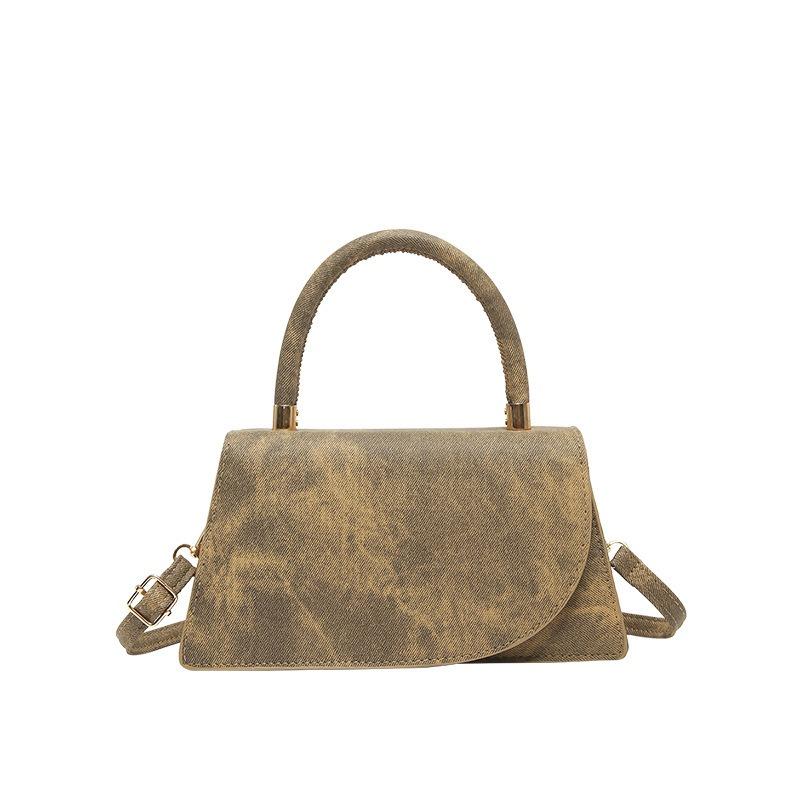 Fashion Textured Mini Square Crossbody Handbag For Women Daily Use