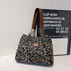 Новые модные сумки-шопперы и дорожные холщовые сумки Новые популярные женские сумки Большая вместимость Леопардовые сумки через плечо