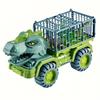 Youngsters's Large Dinosaur Transporter Toy T Rex Car, Unbreakable Youngsters's Toy Inertia Car, Car 1+3 Small Dinosaurs+1 Egg+1 Tree,Style Random