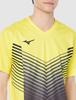 Tennis Wear Badminton Wear Quick Dry Game Shirt Sweat Absorbent Quick Drying Dynamotion Fit 72MA1004 Yellow XL [Mizuno]