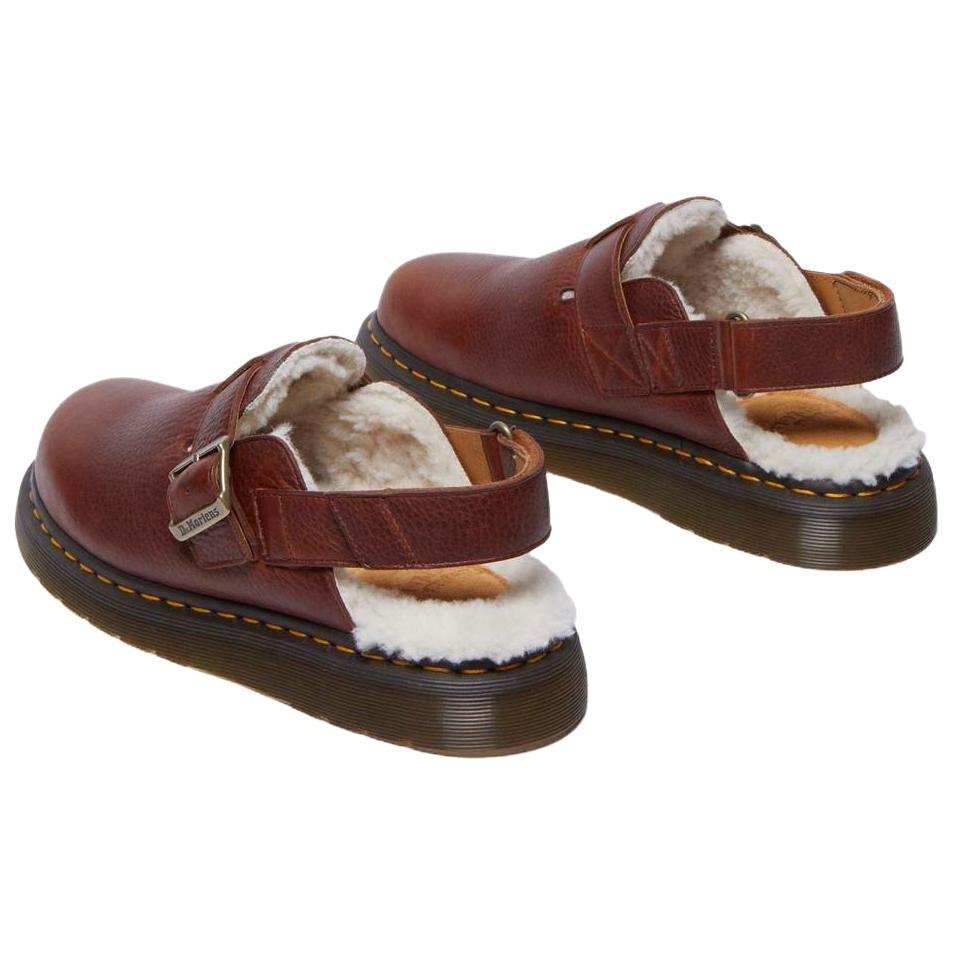 Dr. Martens Jorge 2 замшевая мюли на ремешке с меховой подкладкой - Кешью-коричневый Унисекс кроссовки 31885253