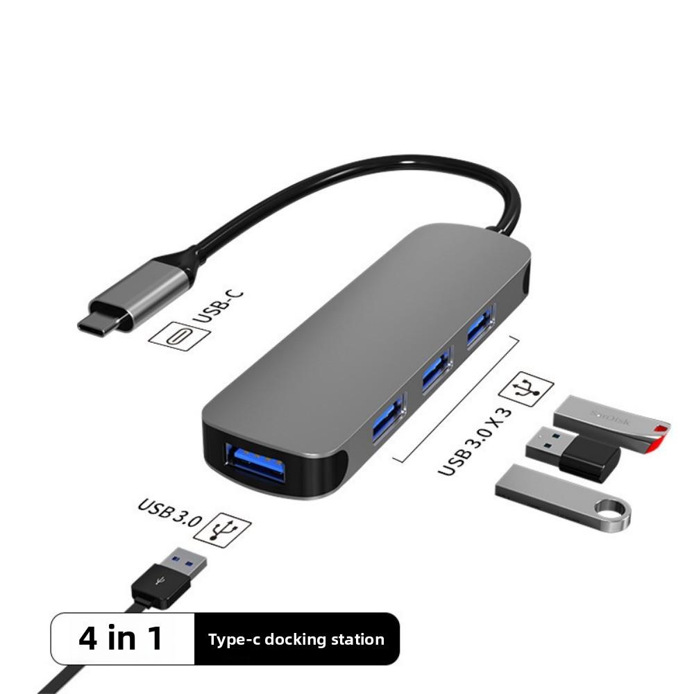 Док-станция 13 в 1 Type C с беспроводной зарядкой 4K USB-концентратором, многофункциональным расширителем для ноутбука, ПК, MacBook