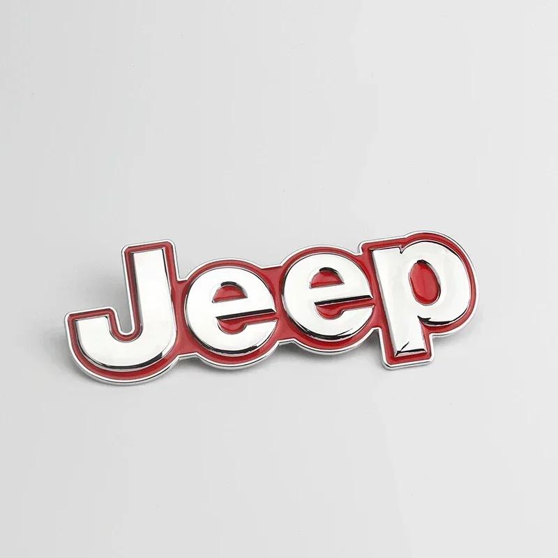 CZY2 Car Body Rear Trunk Emblem Fender Side Badge Stickers for Jeep Wrangler Grand Cherokee Renegade Patriot Rubicon Compass Liberty