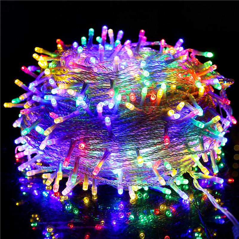 Outdoor LED Starry Sky String Lights - Santa Claus Holiday Party Decor