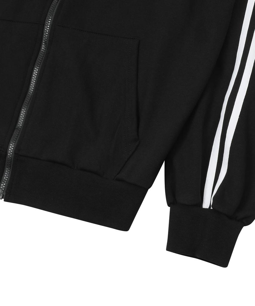 Mucent Larin Track Line Zip-Up Hoodie Unisex (2 Colors)