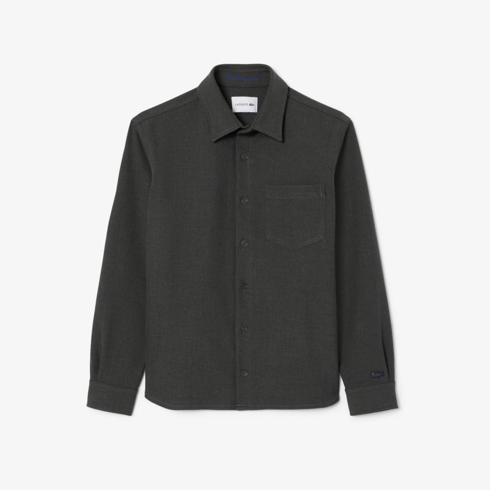[lacoste] Men's Overshirt Fit Double Face Shirt CH9206-55N050